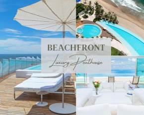 Beachfront Luxe Penthouse Private Pool and Spa Tub